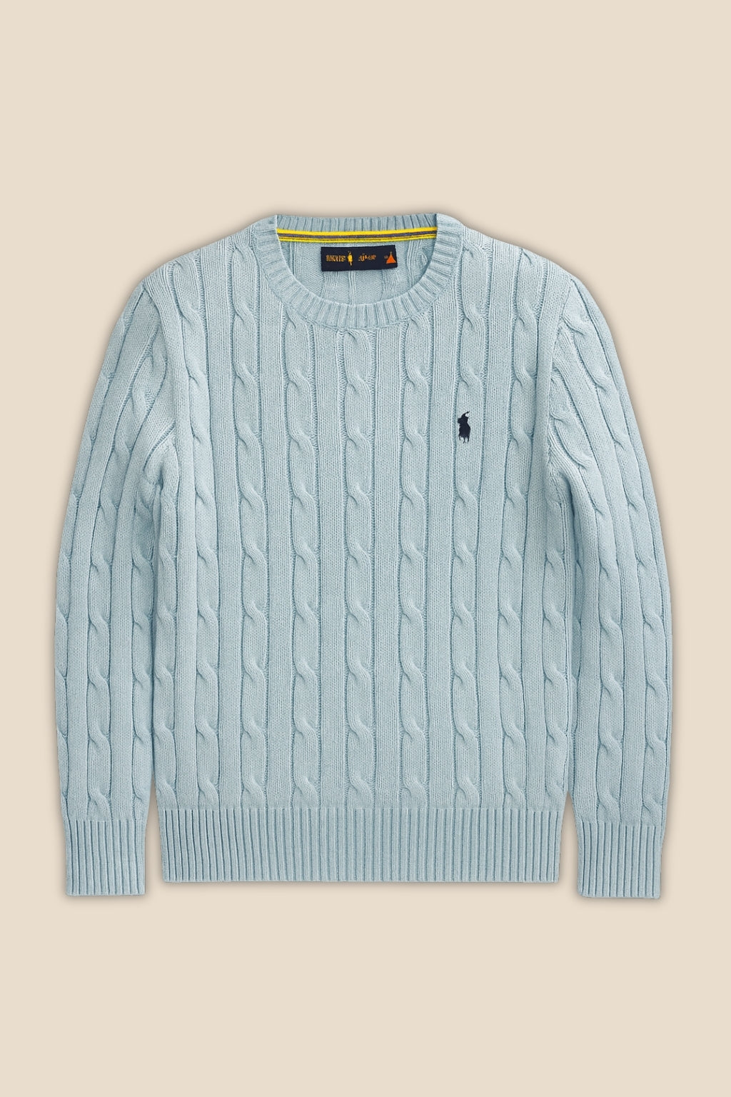 Chompa cuello redondo