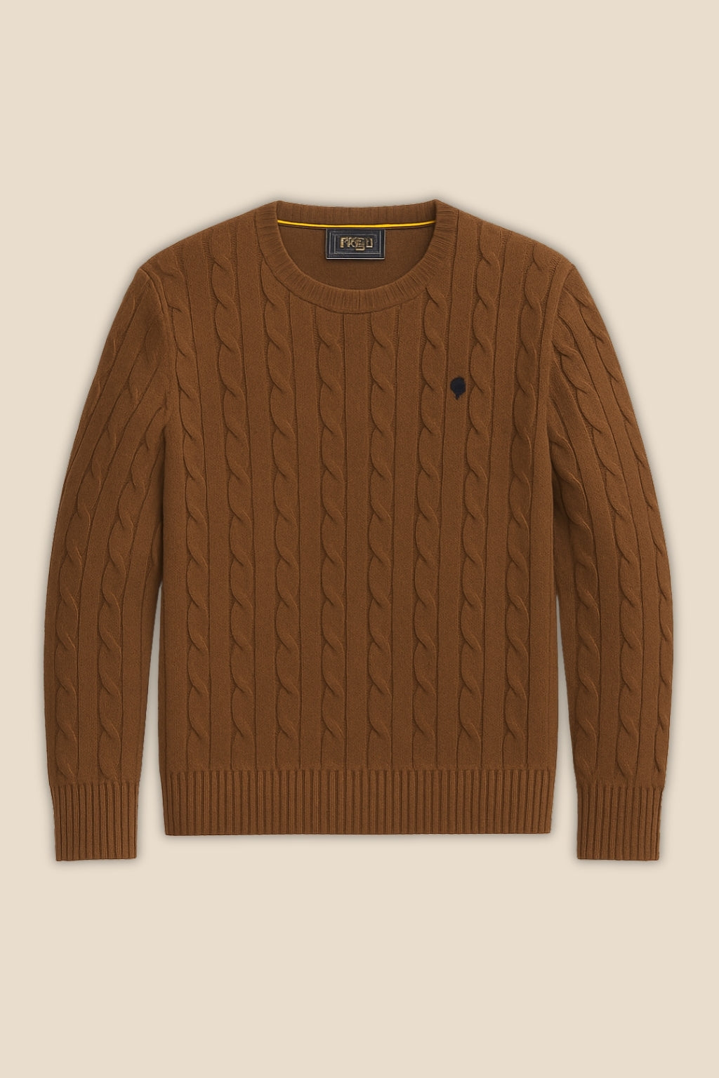 Chompa cuello redondo